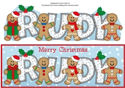 Gingerbread Men Friends RUDY large dl