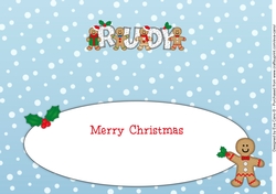 Gingerbread Men Friends RUDY large dl insert