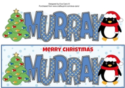 Eddie the Penguin MURRAY large dl