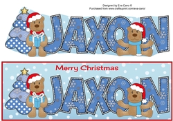 Christmas Teddies JAXON large dl 