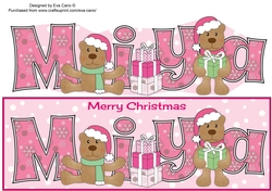Christmas Teddies MIYA large dl