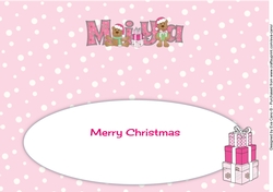 Christmas Teddies MIYA large dl insert