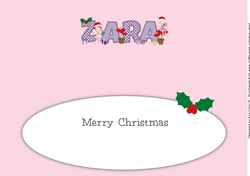 Christmas Fairies ZARA large dl insert