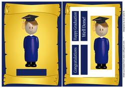 Graduation Boy in Blue