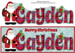 Santa in coat CAYDEN large dl