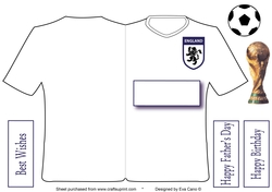 England Football Fan (shaped)