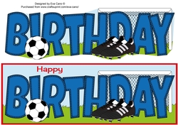 Football Boots & Football BIRTHDAY large dl 2
