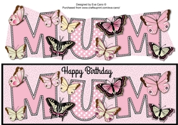 Butterflies MUM large dl