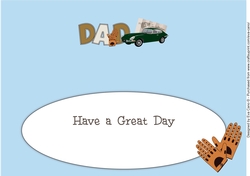 British Green Jaguar DAD large dl insert