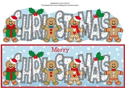 Gingerbread Men Friends CHRISTMAS large dl