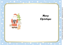 Christmas Cats with Santa insert