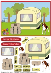 Outdoors decoupage
