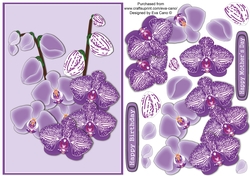 Beautiful Orchids decoupage 2