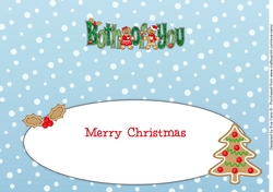 Gingerbread Couple BOTH OF YOU large dl insert
