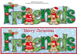 Gingerbread Couple FRIENDS large dl