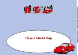 Porsche and the City ALEX large dl insert