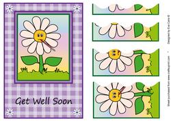 Get Well Soon Daisy Stacker