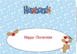 Gingerbread Couple HUSBAND large dl insert