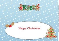 Gingerbread Couple KYEA large dl insert