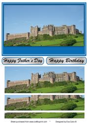 Happy Birthday, Fathers Day from Bamburgh Castle