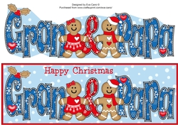 Gingerbread Couple GRAN & PAPA large dl