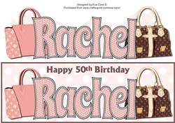 Posh Handbags RACHEL 50th large dl