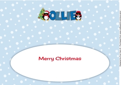 Eddie the Penguin OLLIE large dl insert