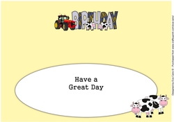 Country Life BIRTHDAY large dl 2 insert