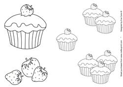 Cupcakes Digital Stamp
