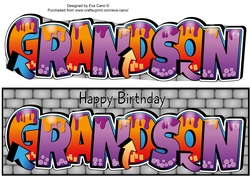 Graffiti GRANDSON large dl