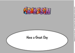 Graffiti GRANDSON large dl insert