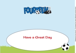 Football Boots & Football FOURTEEN large dl insert