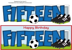 Football Boots & Football FIFTEEN large dl