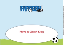 Football Boots & Football FIFTEEN large dl insert