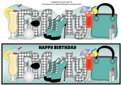 Special Birthday FIFTY large dl