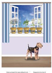 Herb Pots, Window and Terrier A4