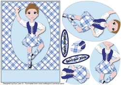 Highland Dancing Girl pyramid 3