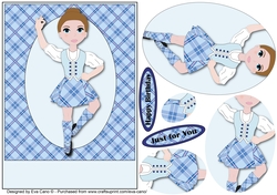 Highland Dancing Girl pyramid 4