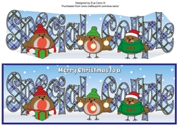 More Christmas Robins SPECIAL COUPLE large dl