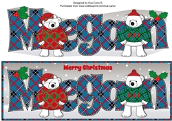 Monty & Luna Polar Bears MEGAN large dl
