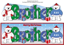 Monty Polar Bear and friend BROTHER large dl 3
