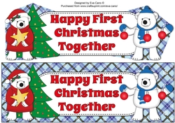 Monty & Luna Polar Bears decorating the Christmas tree 1ST XMAS TOGETHER large dl 2