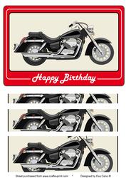 Motorbike Red Background