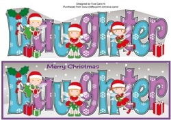 Christmas Fairies with presents DAUGHTER large dl