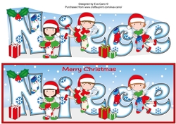 Christmas Fairies with Christmas Stockings NIECE large dl