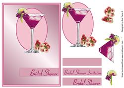 Bridal Shower Cocktail Decoupage