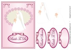 Bridal Shower Bride to Be Decoupage