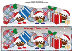 Crazy Christmas Puddings with presents SON large dl 2