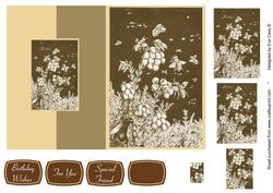 Vintage Bees Fold Back