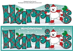 Monty Polar Bear Skating HARRIS large dl